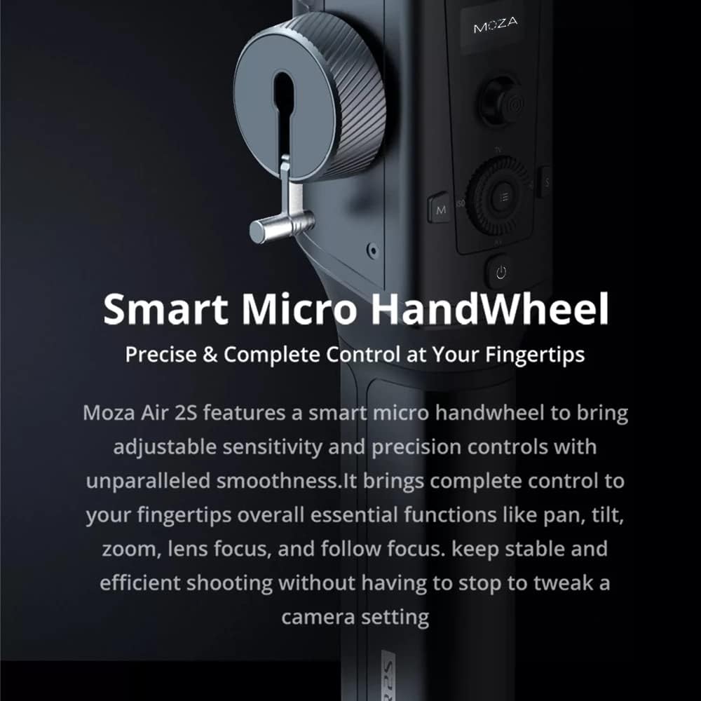 Camera Stabilizer Handheld Gimbal 3-axis with 3200mAh Battery 4.2Kg Load Capacity M38619