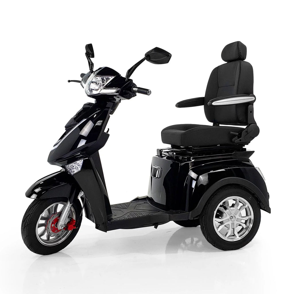 3 Wheel Mobility Scooter 300 lb. Weight Capacity Red Y623