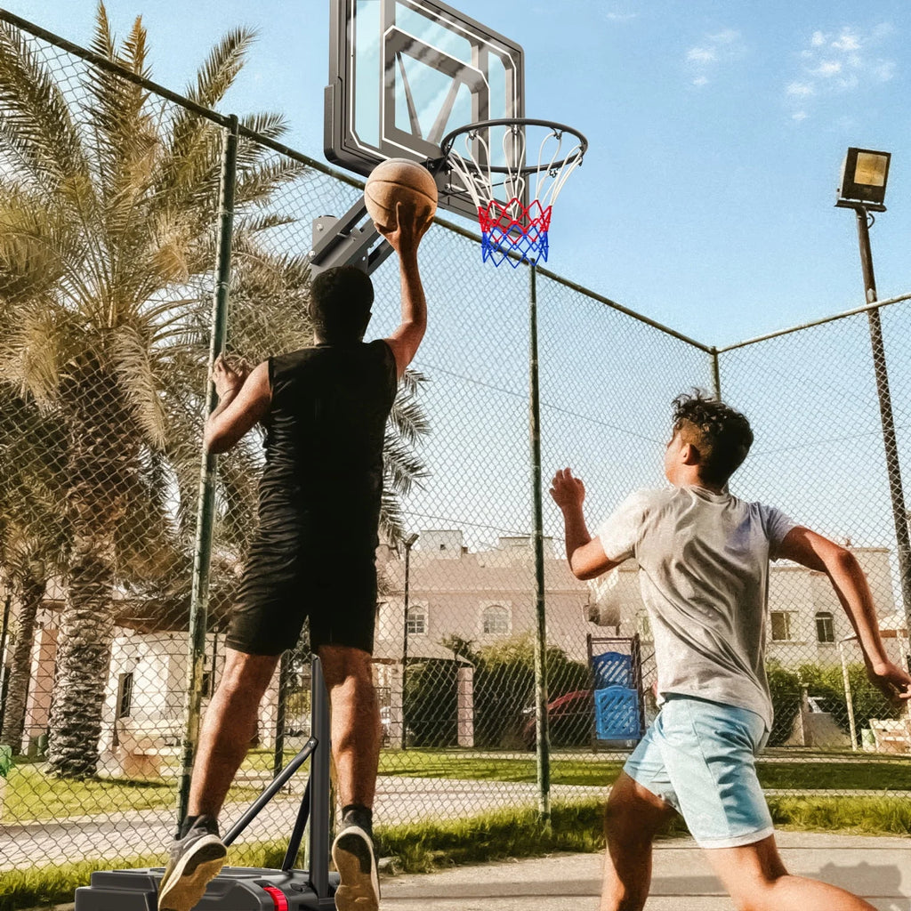 Portable Basketball Hoop & Goal System 5.5 - 9.5 ft. Adjustable X61484