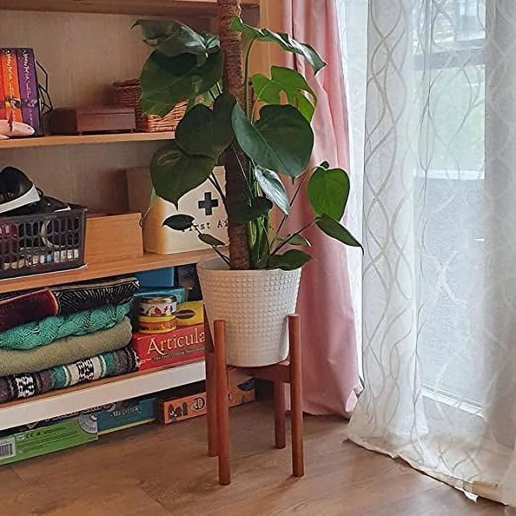 Bamboo Adjustable Plant Stand 1 Pack A603