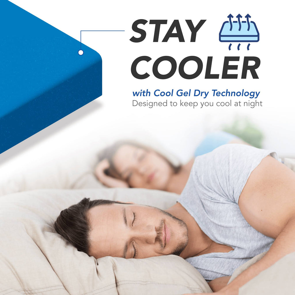 Cal King 12-Inch Gel Memory Foam Mattress O6935