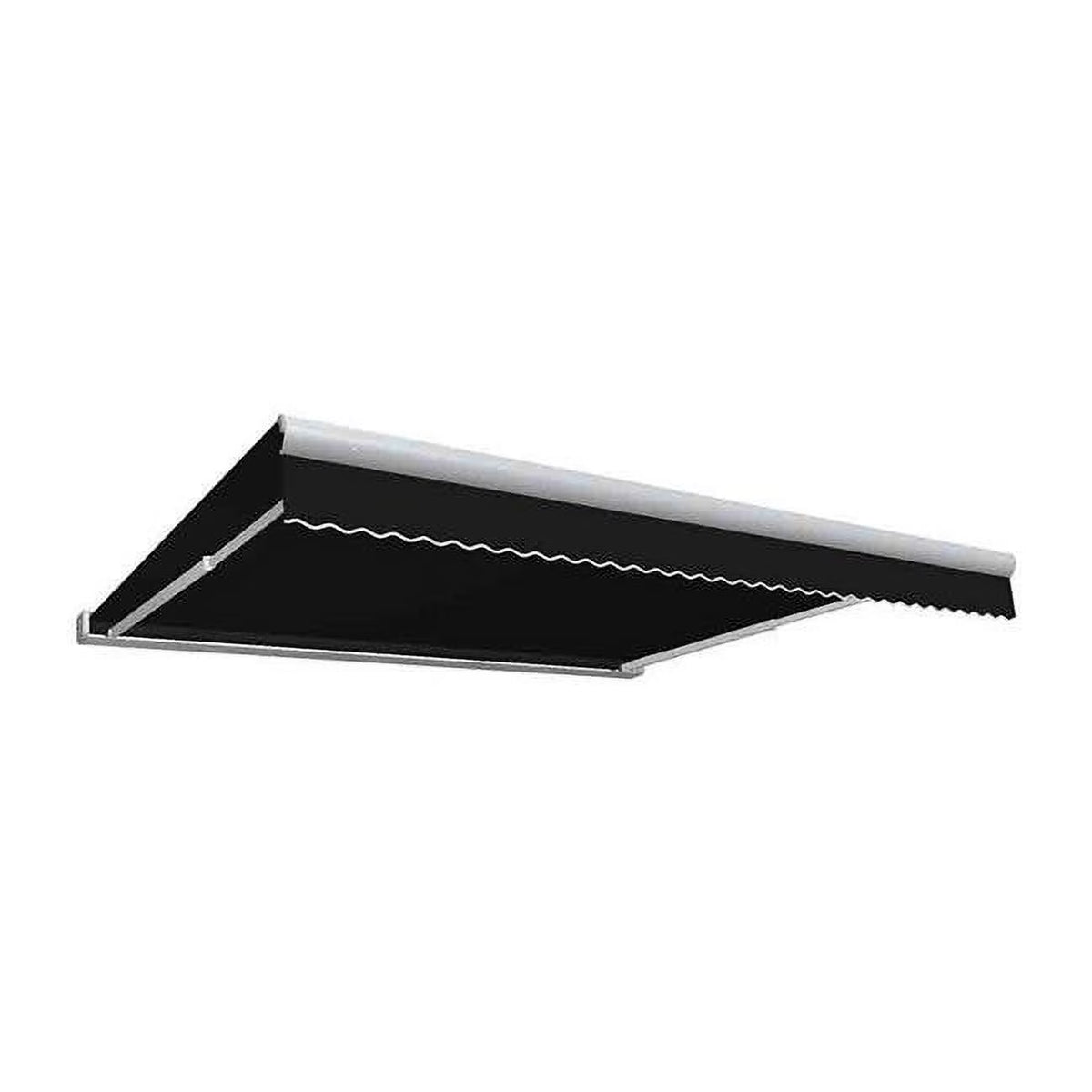 Black Full Cassette Right Motor Retractable Awning P5688