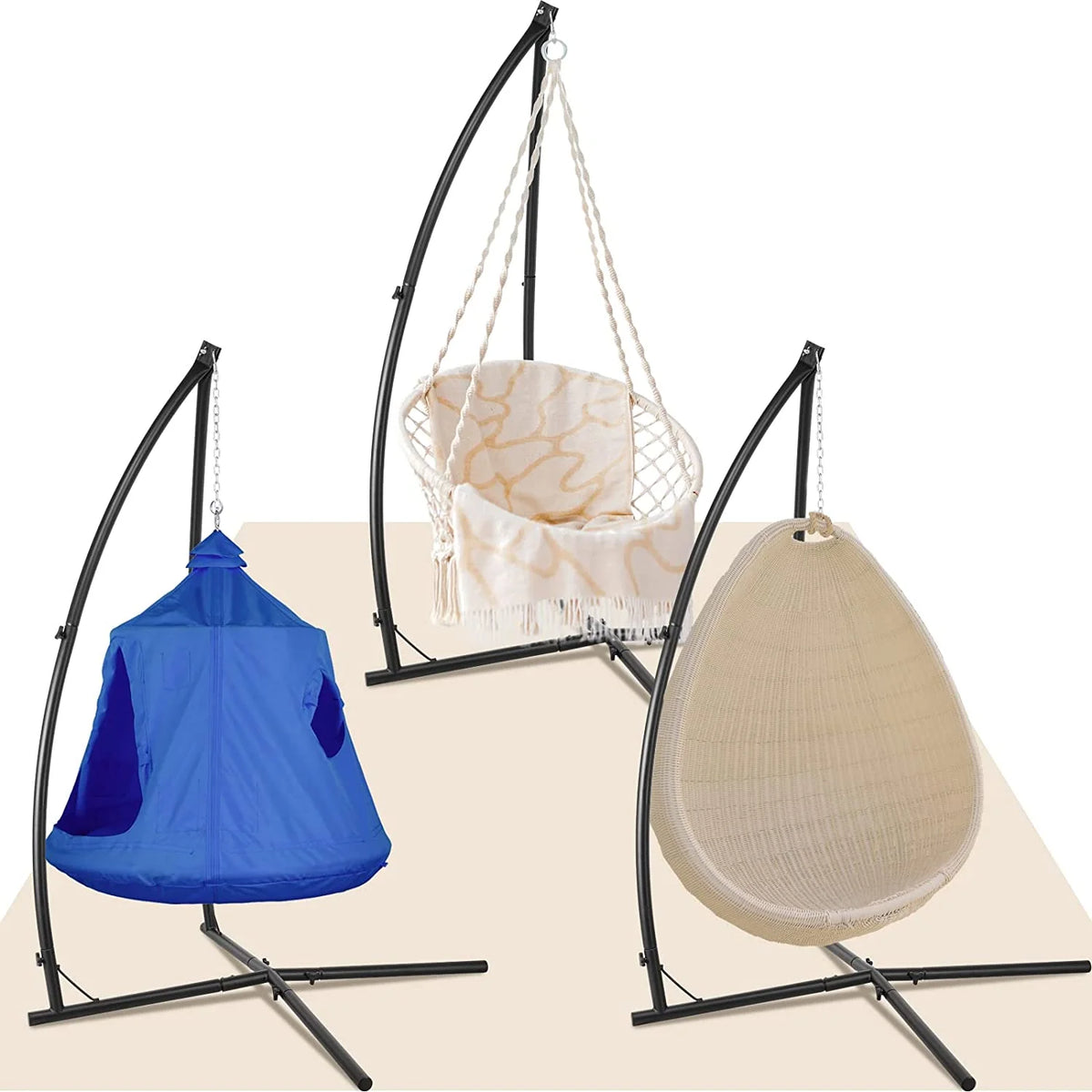 Heavy Duty X-Base Steel Hammock Chair Stand P1122