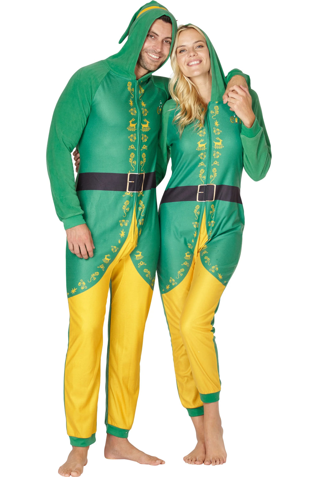 Green One Piece Costume Pajama Set O4743