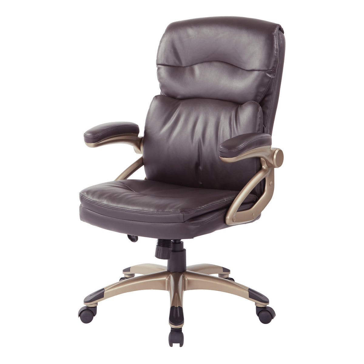 High Back Executive Chair with Espresso Bonded Leather T88653