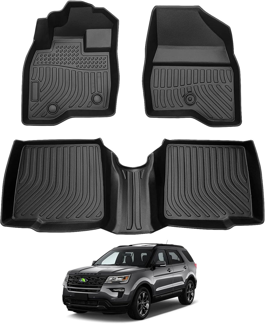 All Weather Floor Liners for 1st & 2nd Row Seat TPE L891