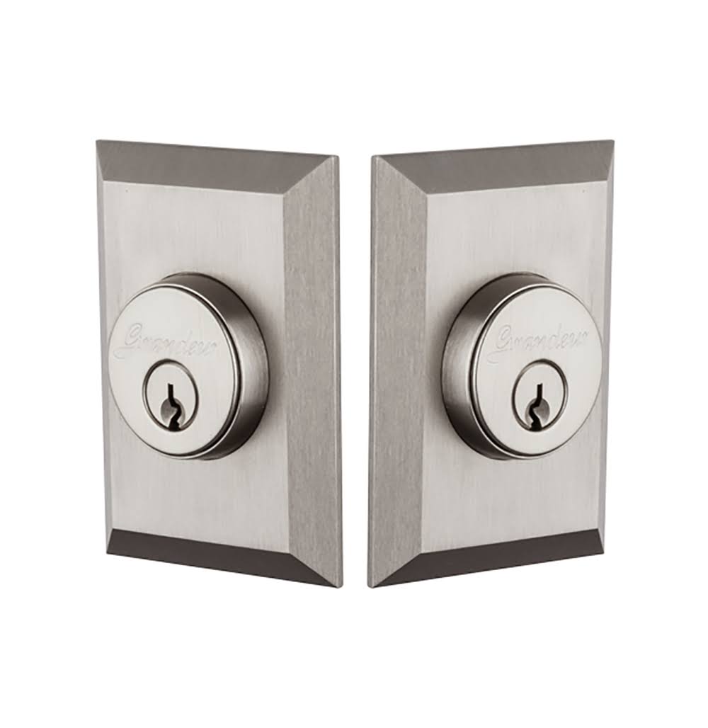 Double Cylinder Deadbolt in Satin Nickel H601