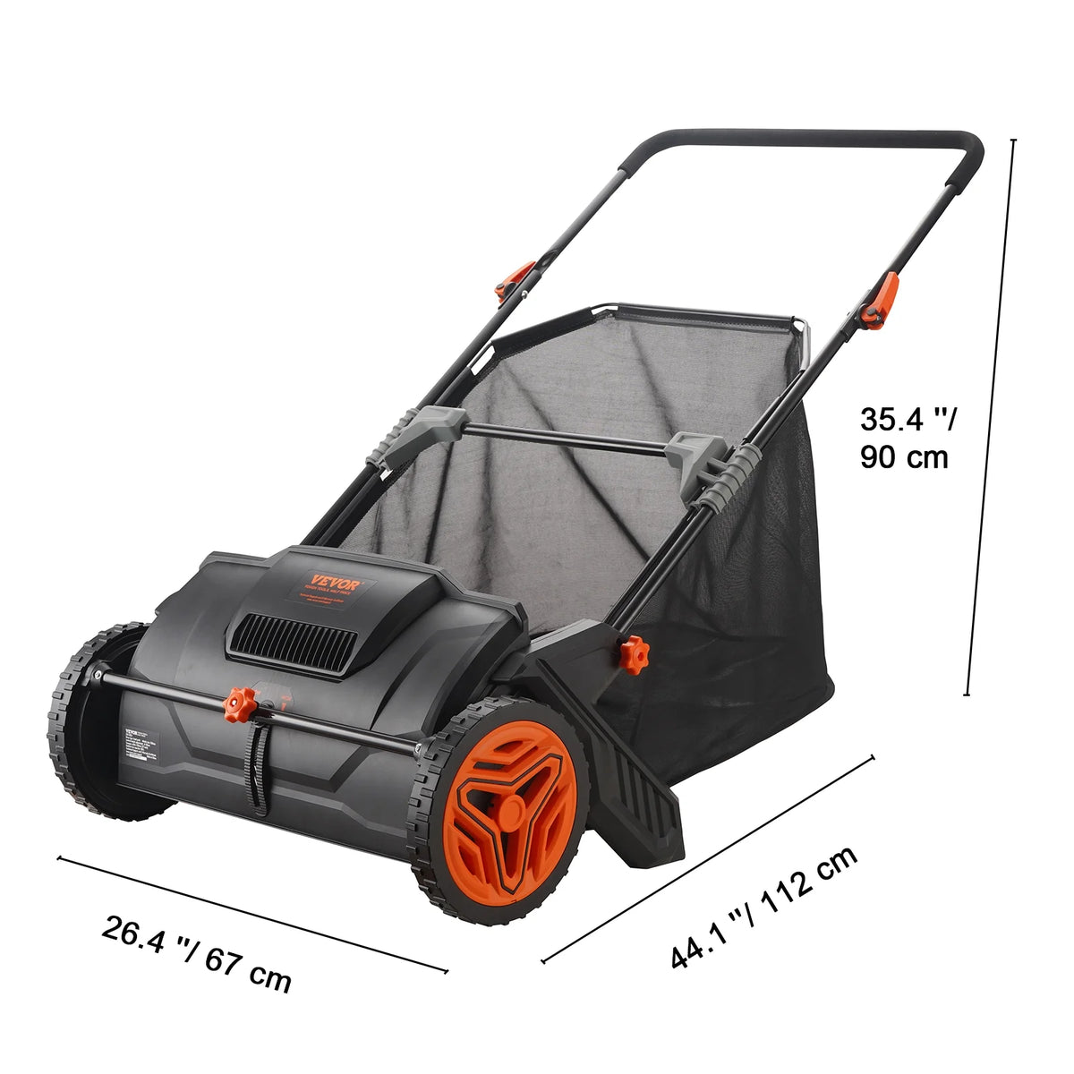 21-inch Push Lawn Sweeper with 3.5 cu. ft Collector T91404