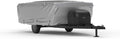 RV Cover for Pop Up Trailer 8' - 10' Long with Fleece Lining, Cable Lock, Storage Bag & Wind Straps X8922