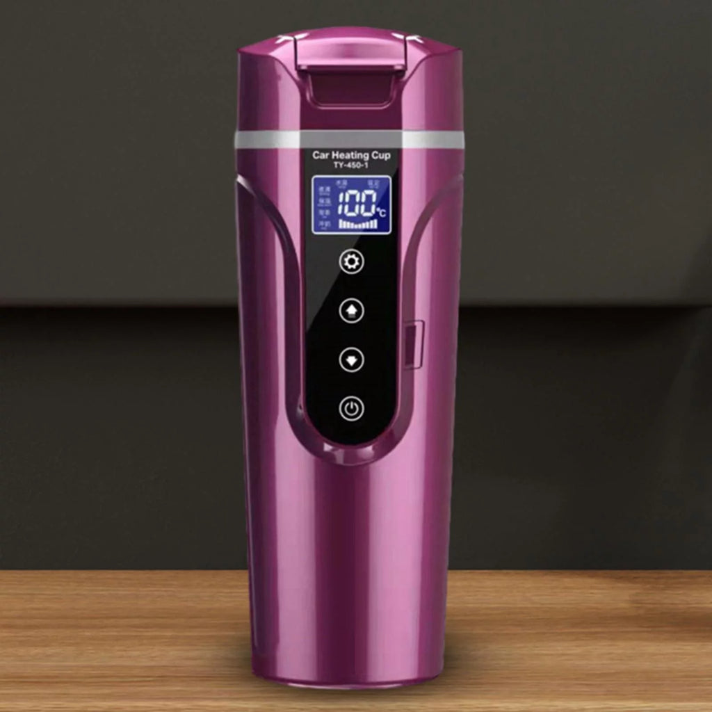 450ml 12V Electric Travel Kettle Variable Temp Control Y108316