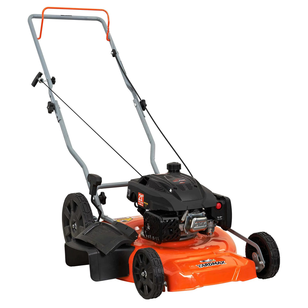 21 in. 170cc 2-in-1 Gas Walk Behind Push Lawn Mower with High Rear Wheels U8955