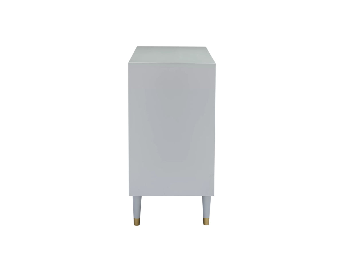 White 6-Drawer Dresser S866589