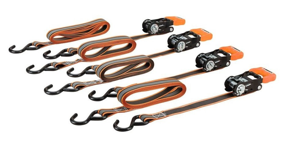 Reflective Ratchet Tie-Downs 4-Pack K507999