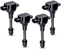 Set of 4 Ignition Coils for Nissan Altima Sentra X-Trail I4 2.5L O414