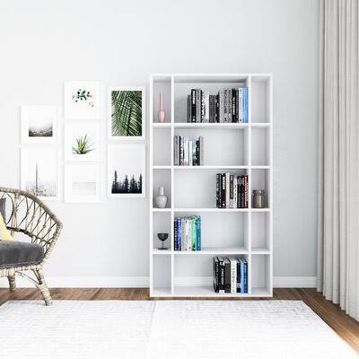 White Standard Bookcase H440
