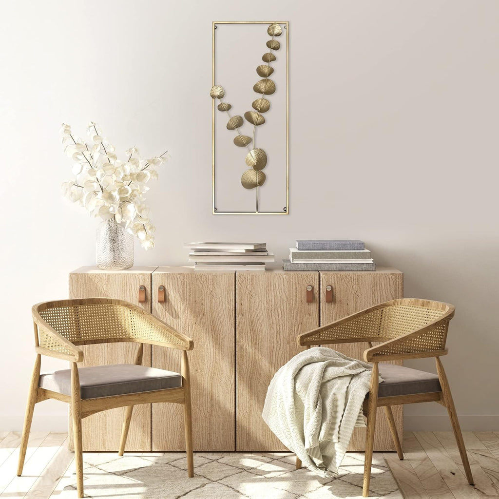 Modern Gold Metal Wall Panel Q715503