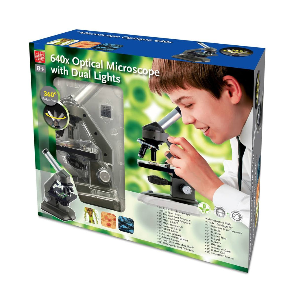 Die-Cast Optical Microscope with Dual Lights G2595