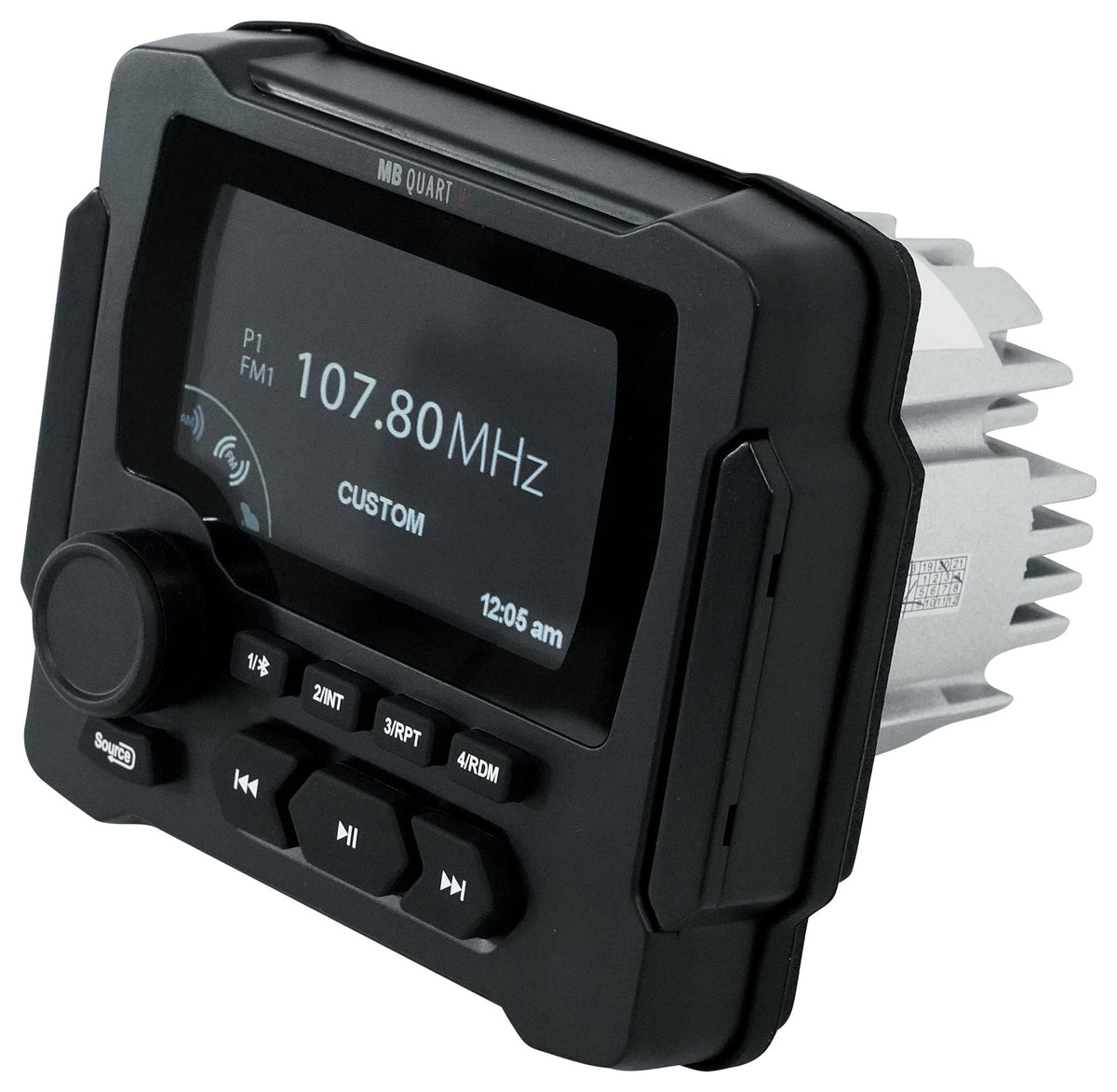 Marine Receiver with Bluetooth and 4 8" White LED Speakers N322862
