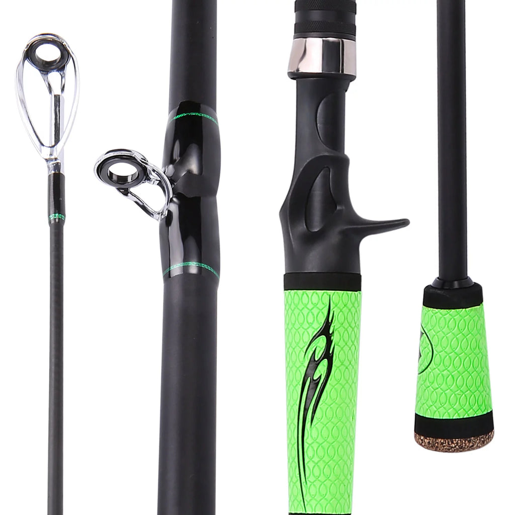 4 Pc High Carbon Fishing Rod Reel Combo A66214