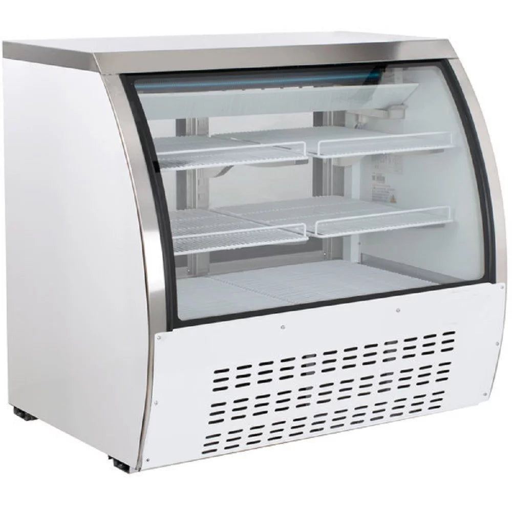 18 Cu Ft Curved Glass Deli Display Case D4931
