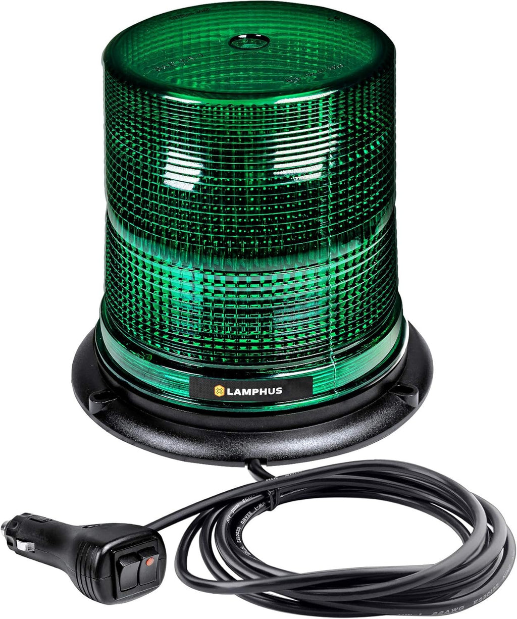 5" 12W White LED Strobe Warning Beacon Light, Pack of 2 U866558