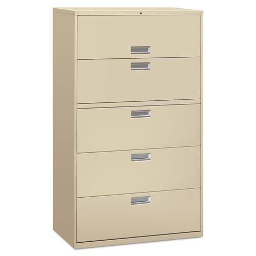 Three-Drawer Lateral File Cabinet, Charcoal E446064