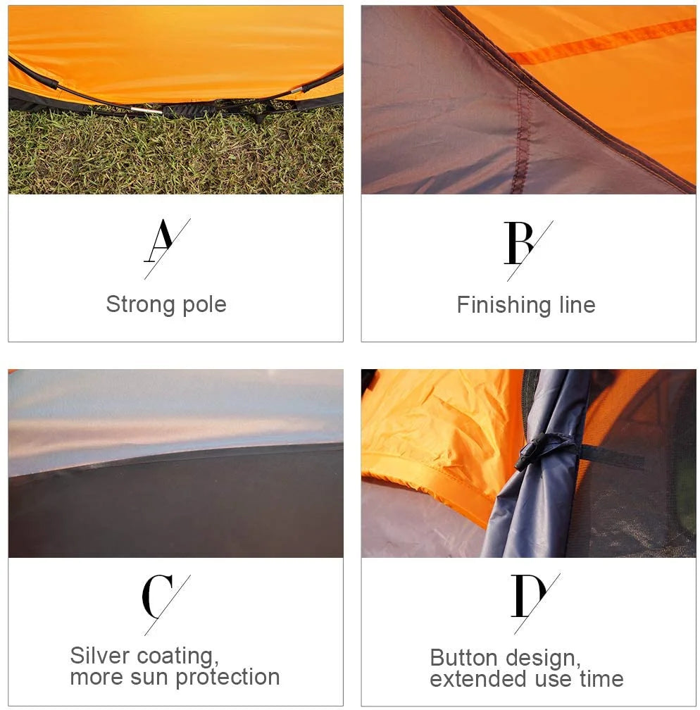 X-large Pop Up Dome Tent with Sky-window Portable Carrying Bag V3999