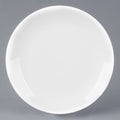 White Coupe Bone China Plate - 24/Case T20214