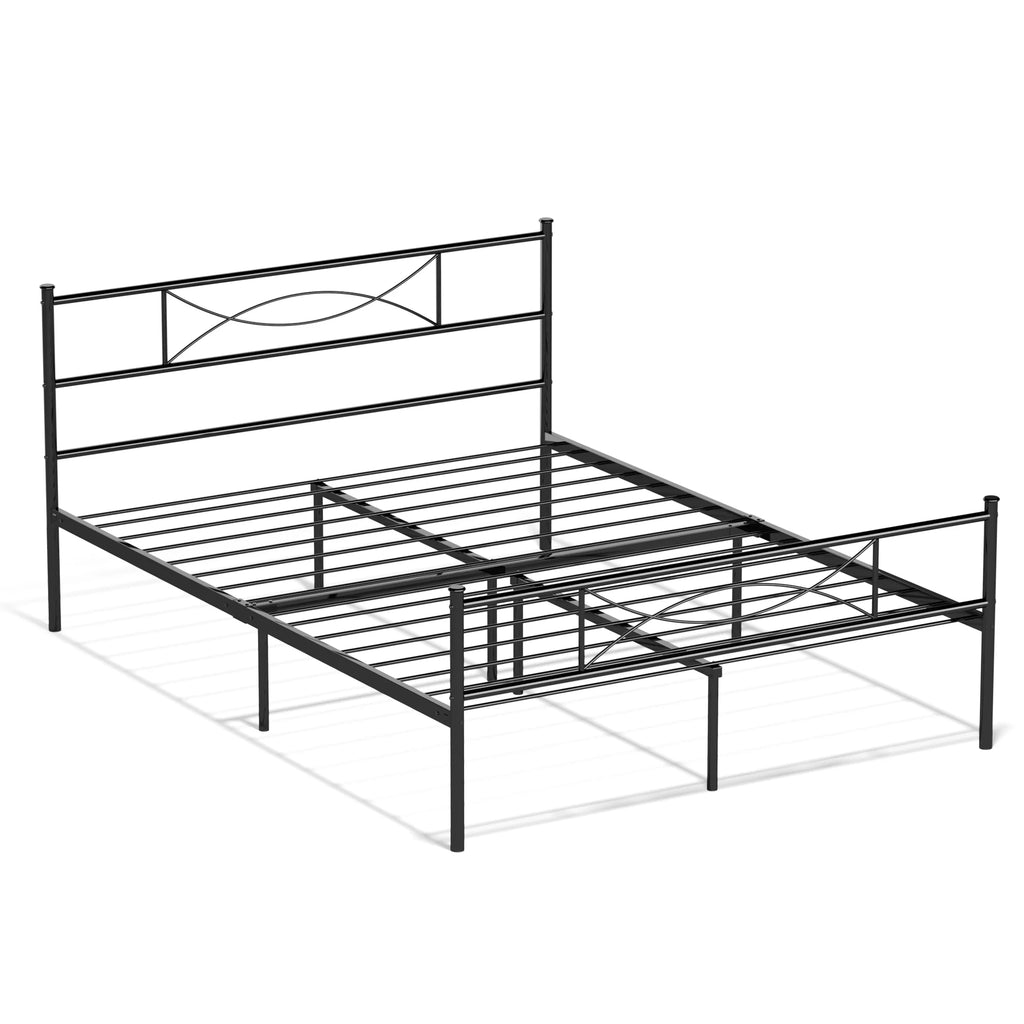 Full Size Metal Bed with Headboard J551545