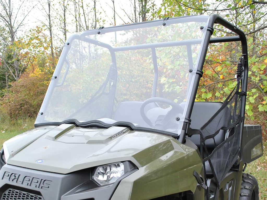 Heavy-Duty Full Windshield for Polaris Ranger Midsize 400, 1/4” Clear Polycarbonate H11402