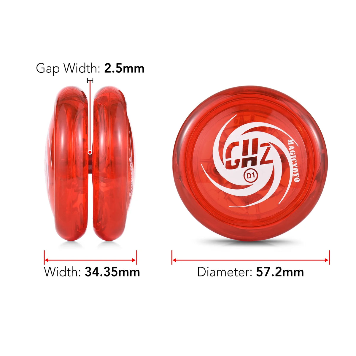 Responsive Yoyo Ball with Replacement Strings and Glove M928