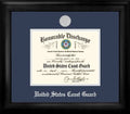 Silver Medallion Coast Guard Discharge Frame N83757
