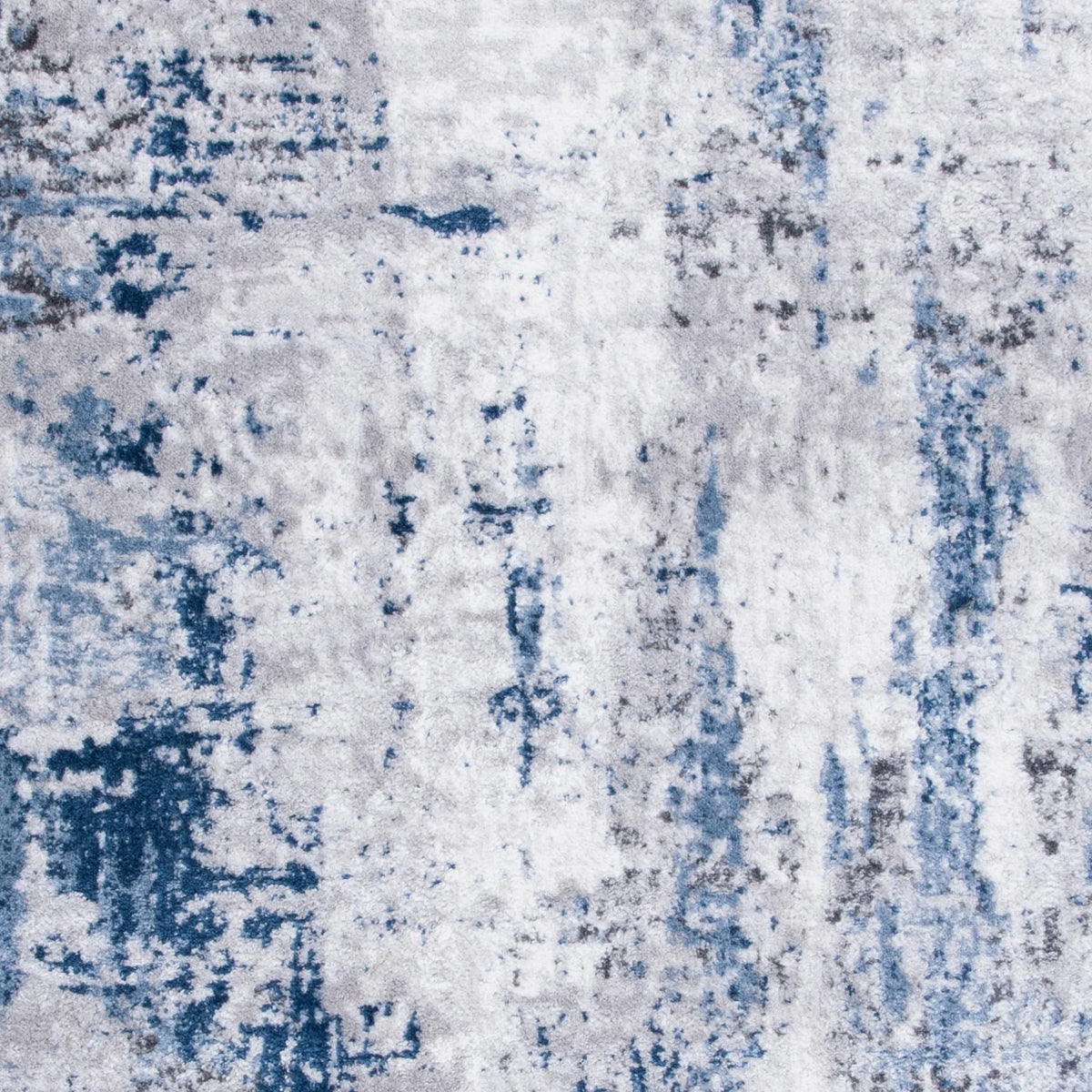 Grey/Light Blue Distressed Marble Area Rug R2169