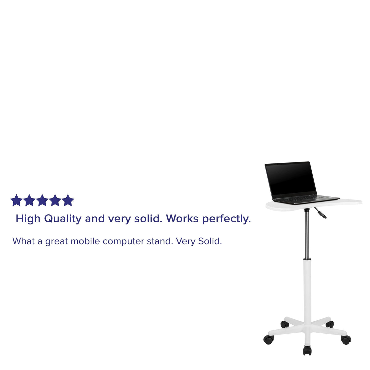 Black Adjustable Computer Desk T916