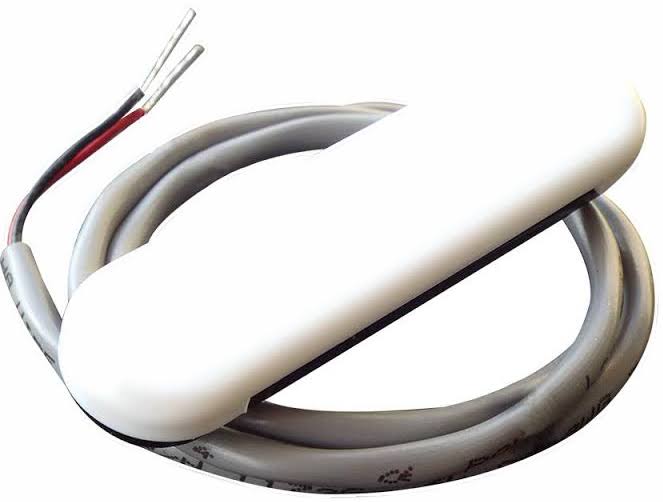 4-Pack White ABS Courtesy Light with Lead Wire V67792