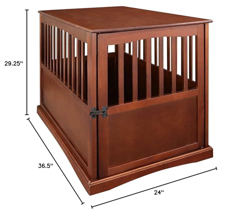 Wooden Medium Pet Crate End Table S720932