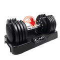 25 lb Adjustable Dumbbell Set, Pair, Black B6886