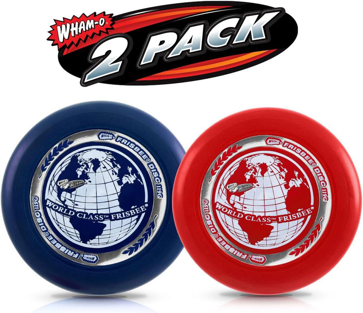 2 PACK Lightweight Flying Disc U383904