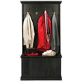 Solid Wood Hall Tree with Bench T376800