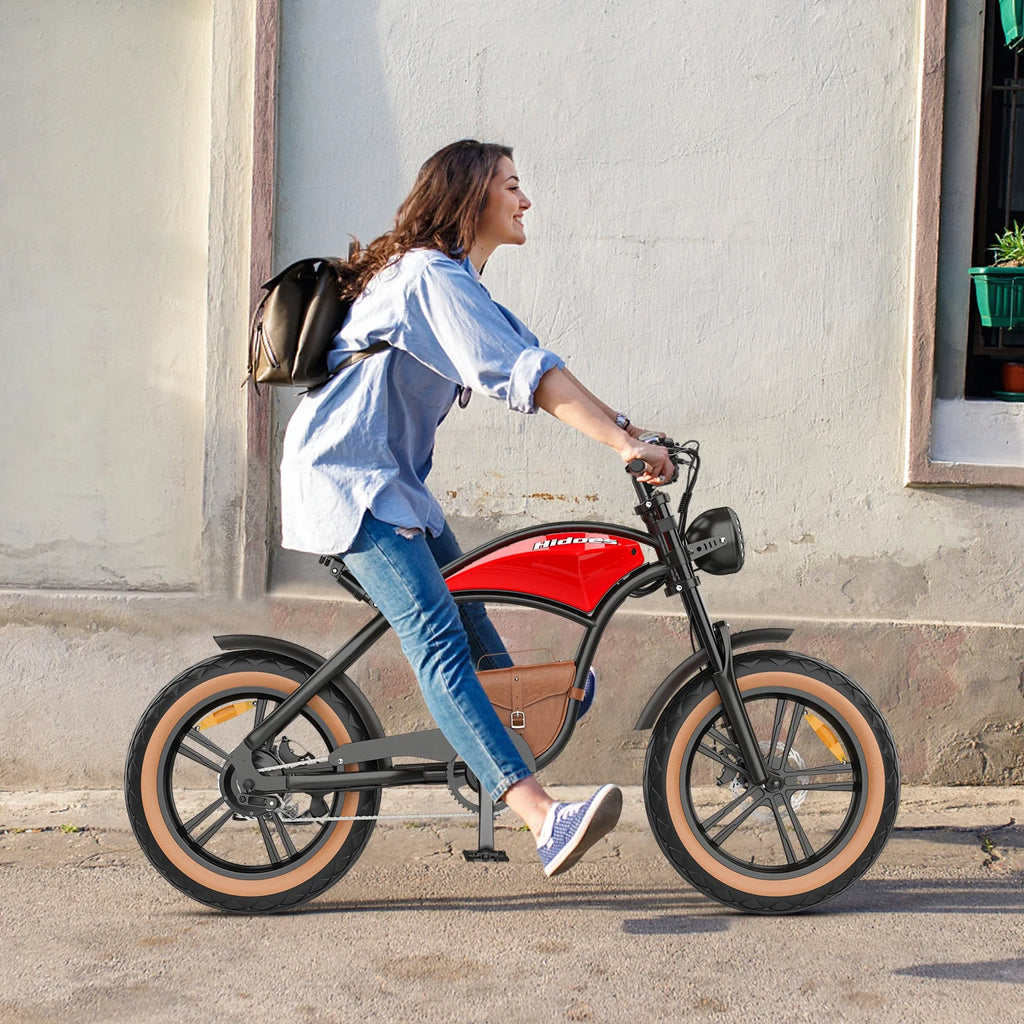 Electric E-bike with 26 Fat Tires & 7-Speeds W888
