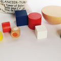 Wooden Hemisphere Balancing Games Stackable Building Blocks Set P19008
