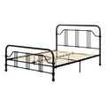 Queen Metal Platform Bed Black C22180