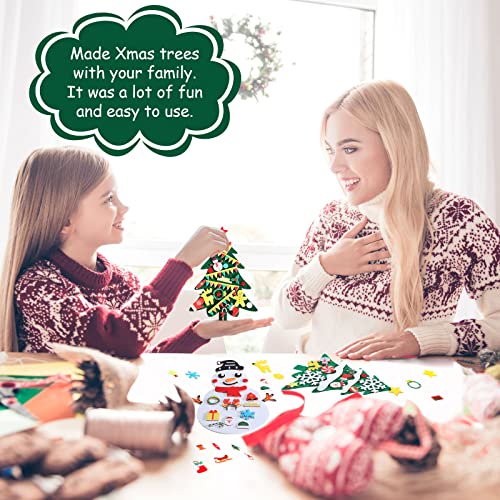 Felt Christmas Tree and Ornaments Craft Decorations (36) K454