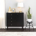4-drawer Chest with Door Drifted Gray Q780068