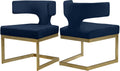 Navy Velvet Dining Chair E5458