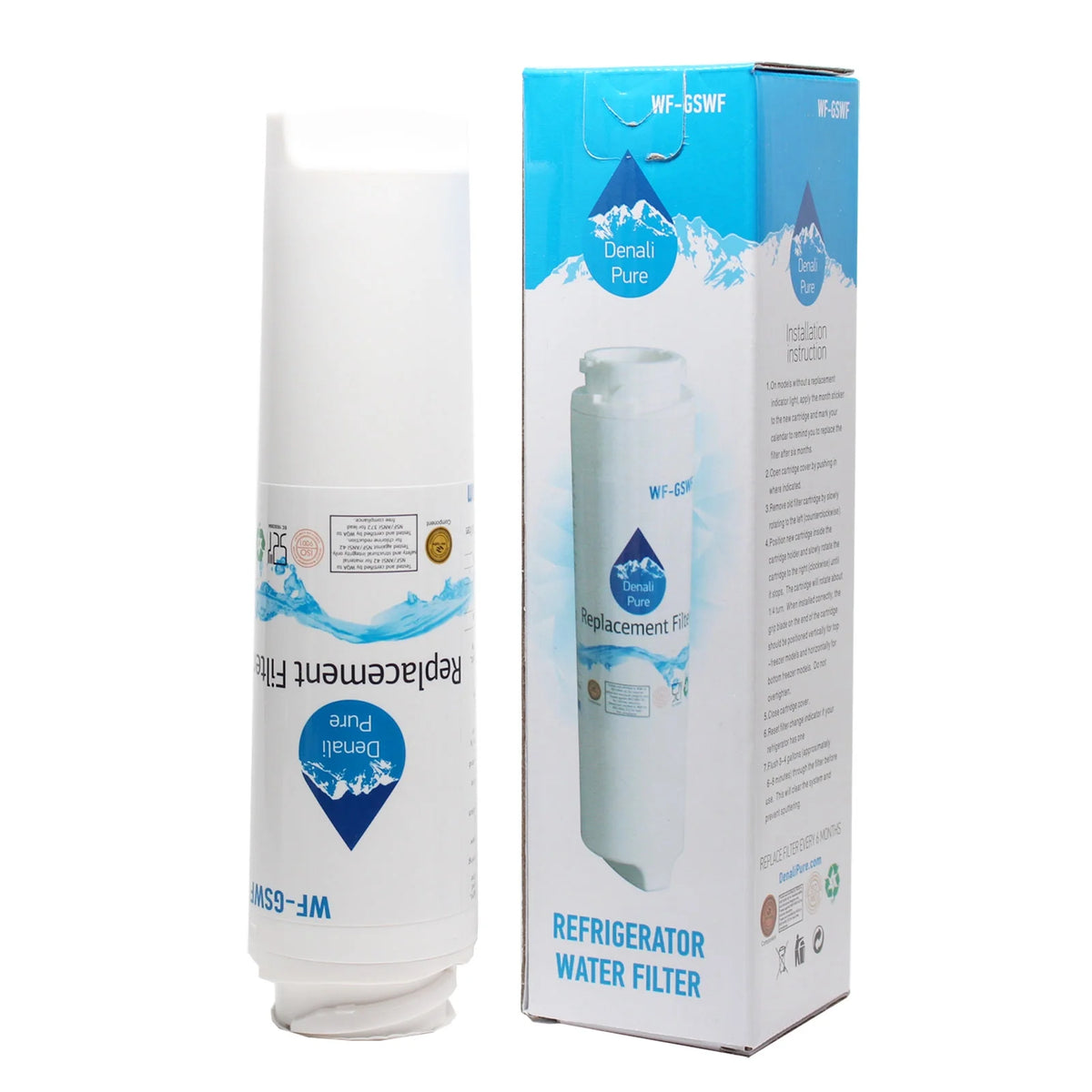 4-Pack Replacement Water Filter Cartridge D24732