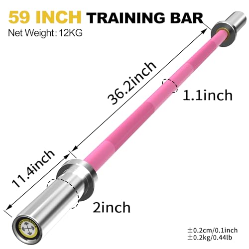 Chrome 2 Inch Olympic Barbell Bar Y6991
