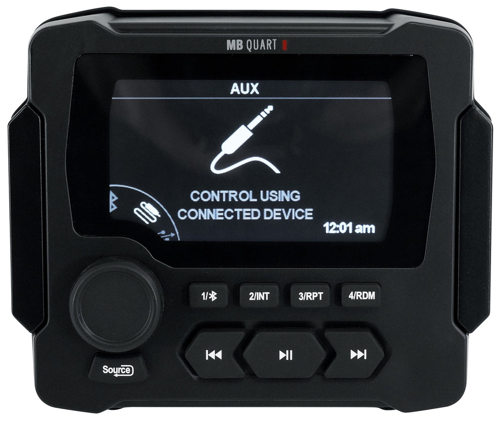 Marine Receiver with Bluetooth and 4 8" White LED Speakers N322862