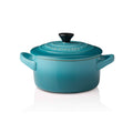 Teal Stoneware Petite Round Casserole, 0.2 L U202762