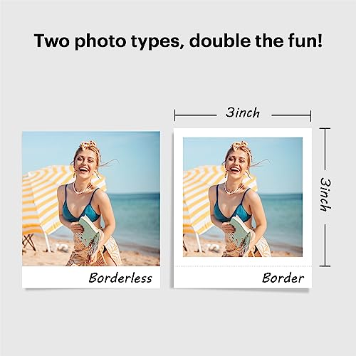 2-in-1 Instant Camera and Photo Printer with 60 Sheets Cartridge N39098